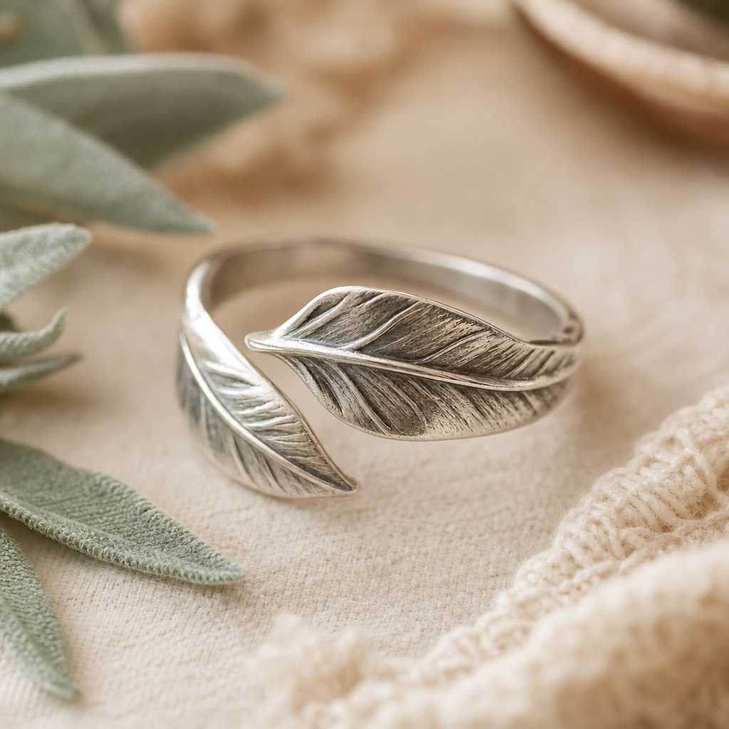Sage Leaf Ring