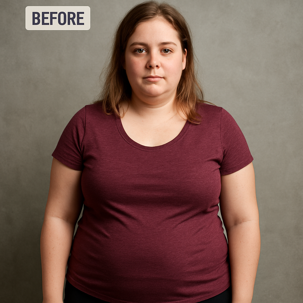 Maria before transformation