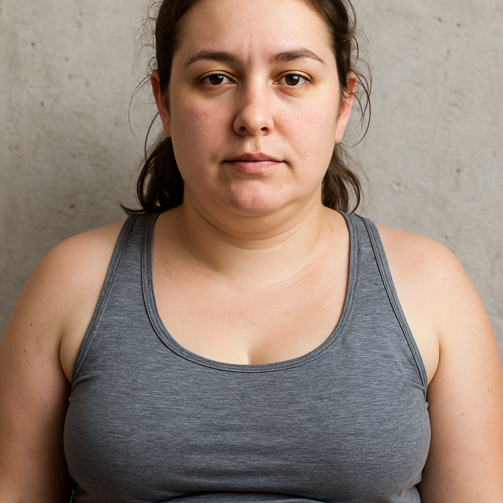 Anna before transformation