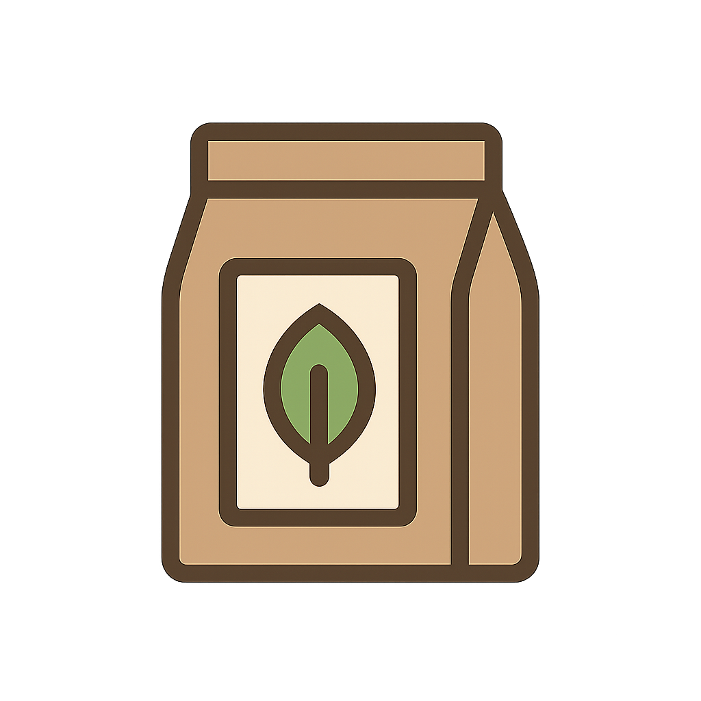 Eco-friendly packaging icon