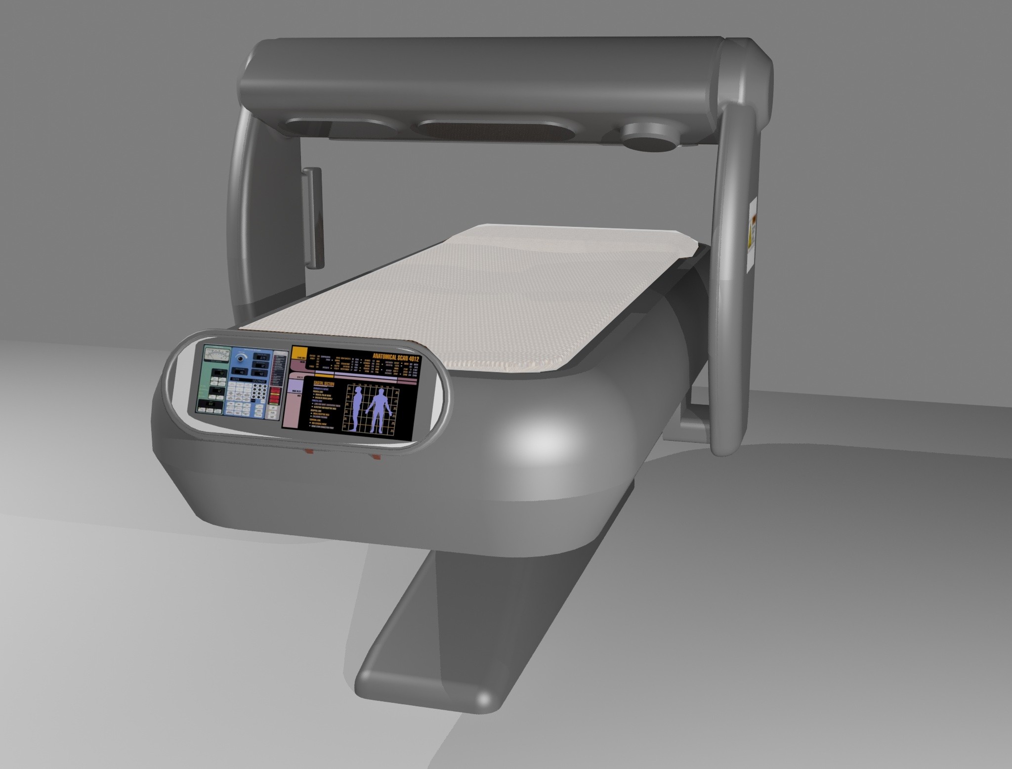 Gemisco high definition infrared full body scanner in a clinical environment