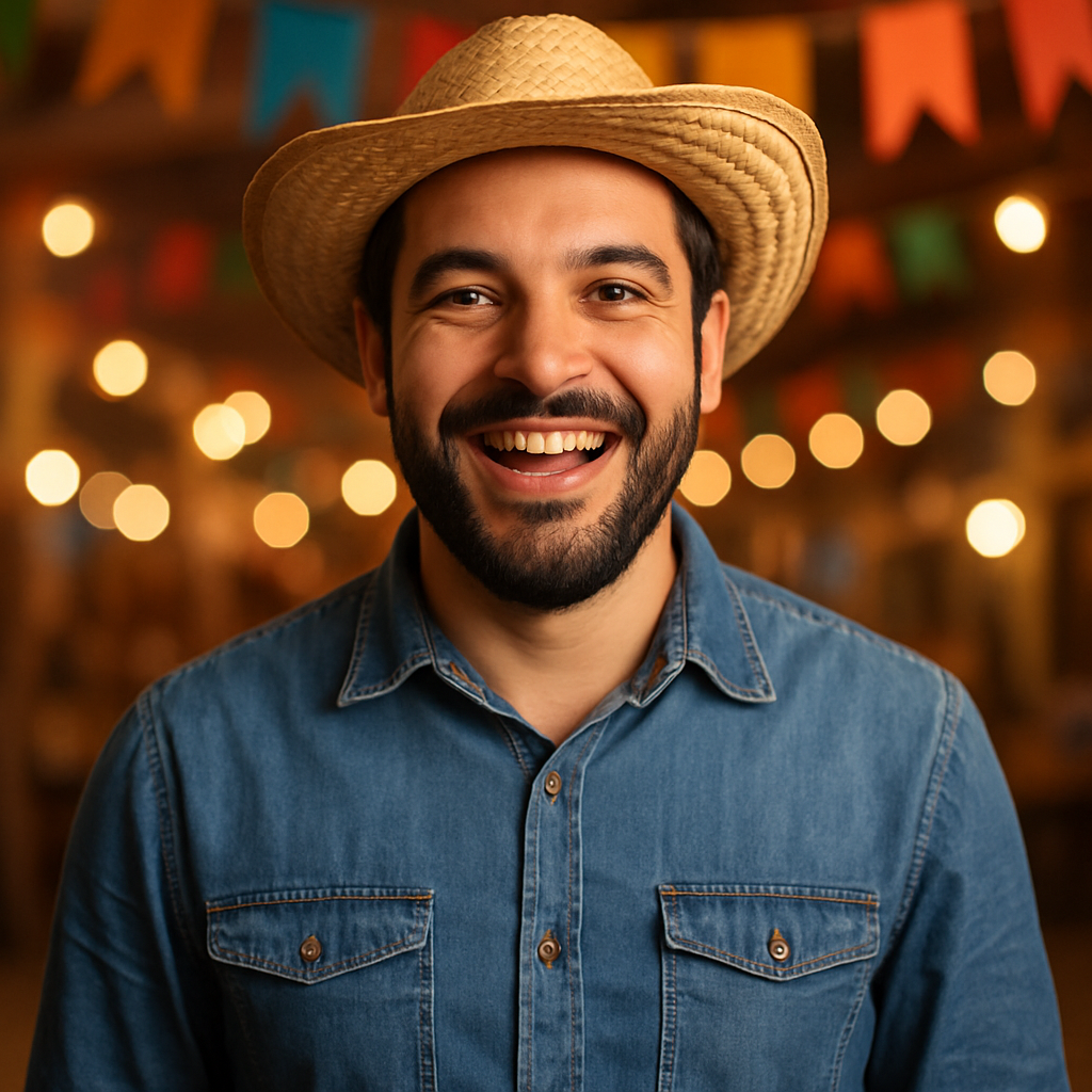 Foto de Rafael Souza, participante de evento