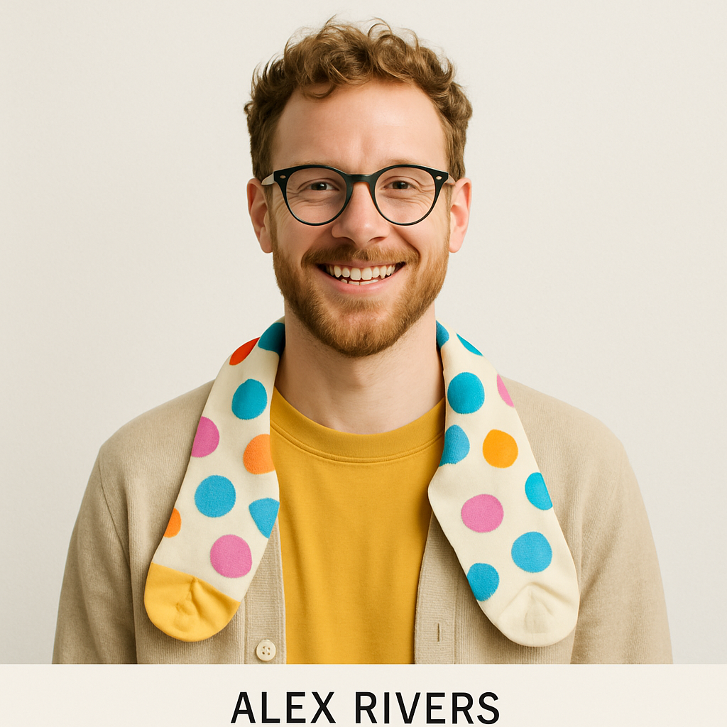 Portrait of Alex Rivers, Creative Lead at Soul Socks