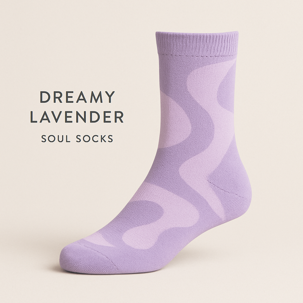 Dreamy Lavender Soul Socks