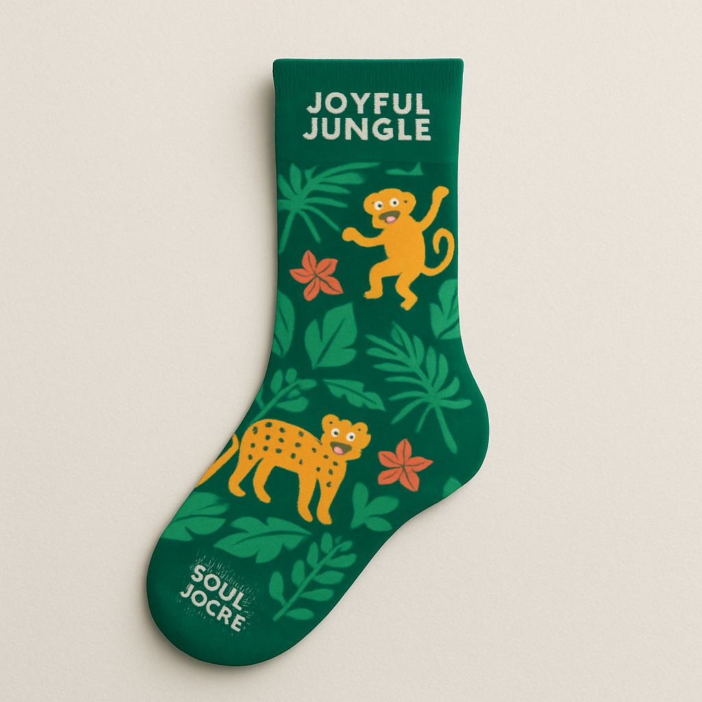Joyful Jungle Soul Socks