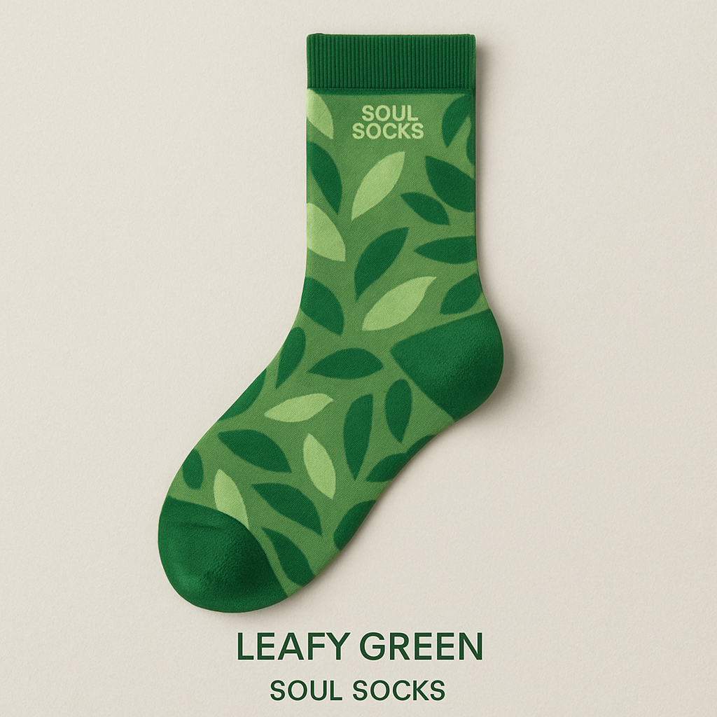 Leafy Green Soul Socks