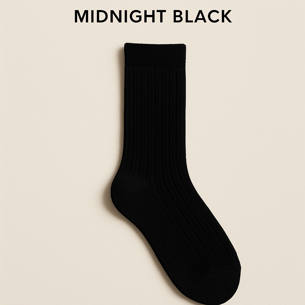 Midnight Black Soul Socks