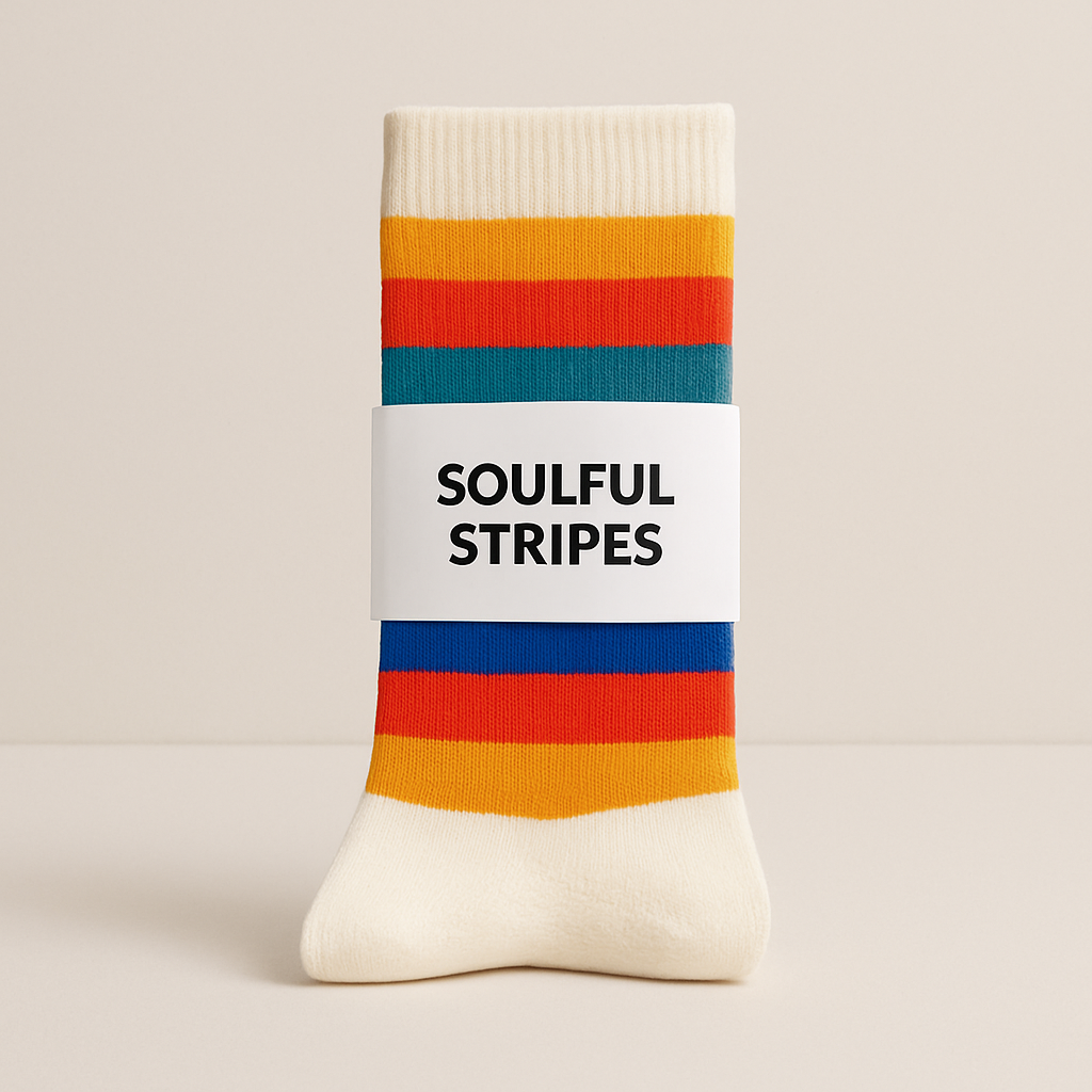 Soulful Stripes socks main image