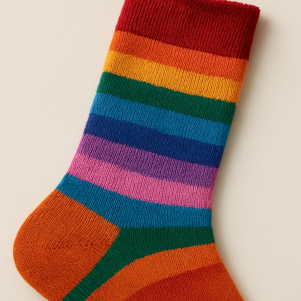 Soulful Stripes socks alternate angle 3
