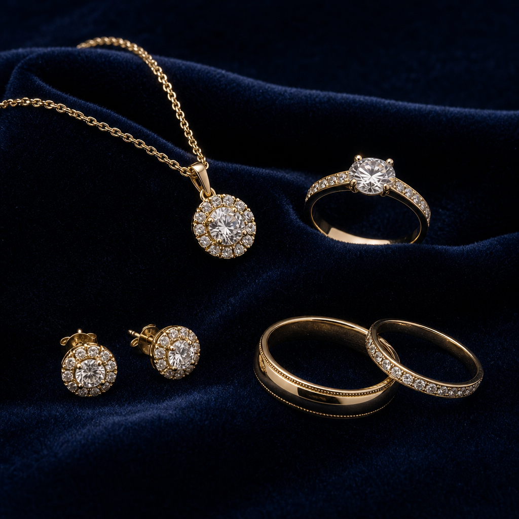 Pavé Crystal Ear Climbers — A pair of silver-tone ear climber earrings featuring multiple rows of sparkling pavé-set stones for a sleek, modern look.