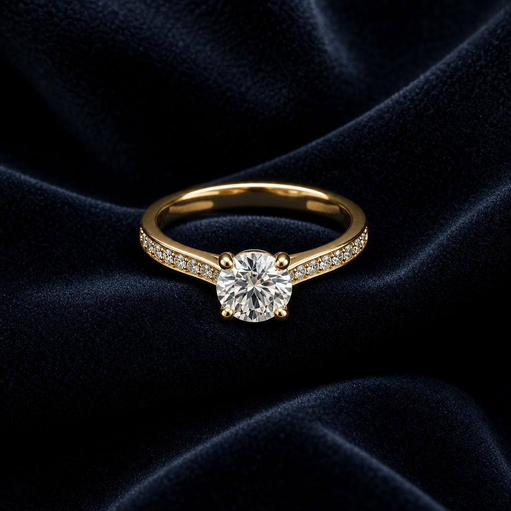Fine necklace with an emerald-cut pendant in a minimal bezel setting on a delicate chain