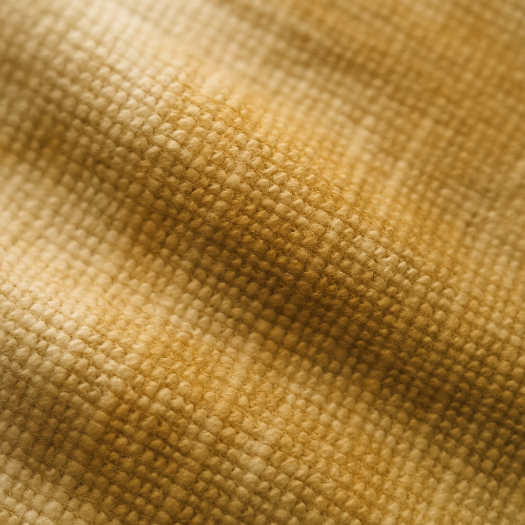 Close-up of a textured vintage fabric swatch