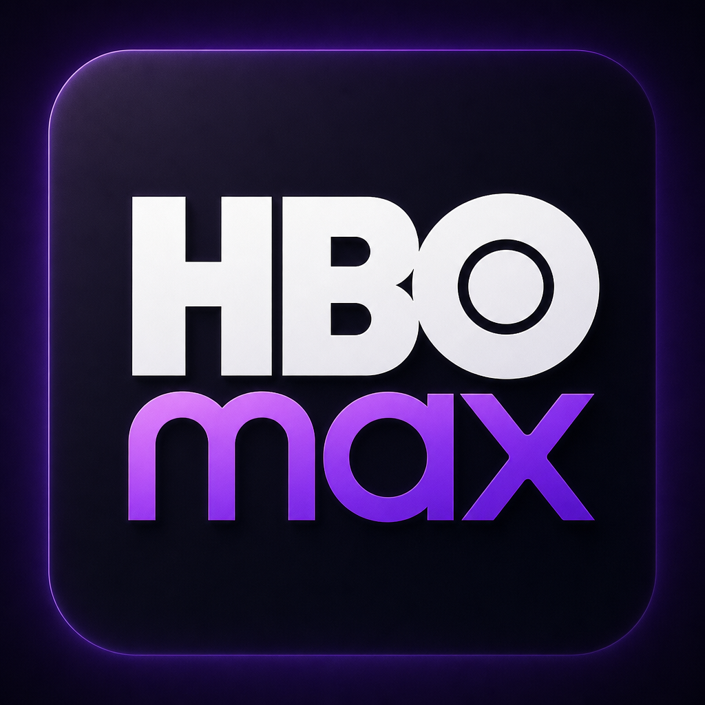Logo cuadrado con símbolo de claqueta en dorado sobre fondo negro para CinePlus Max