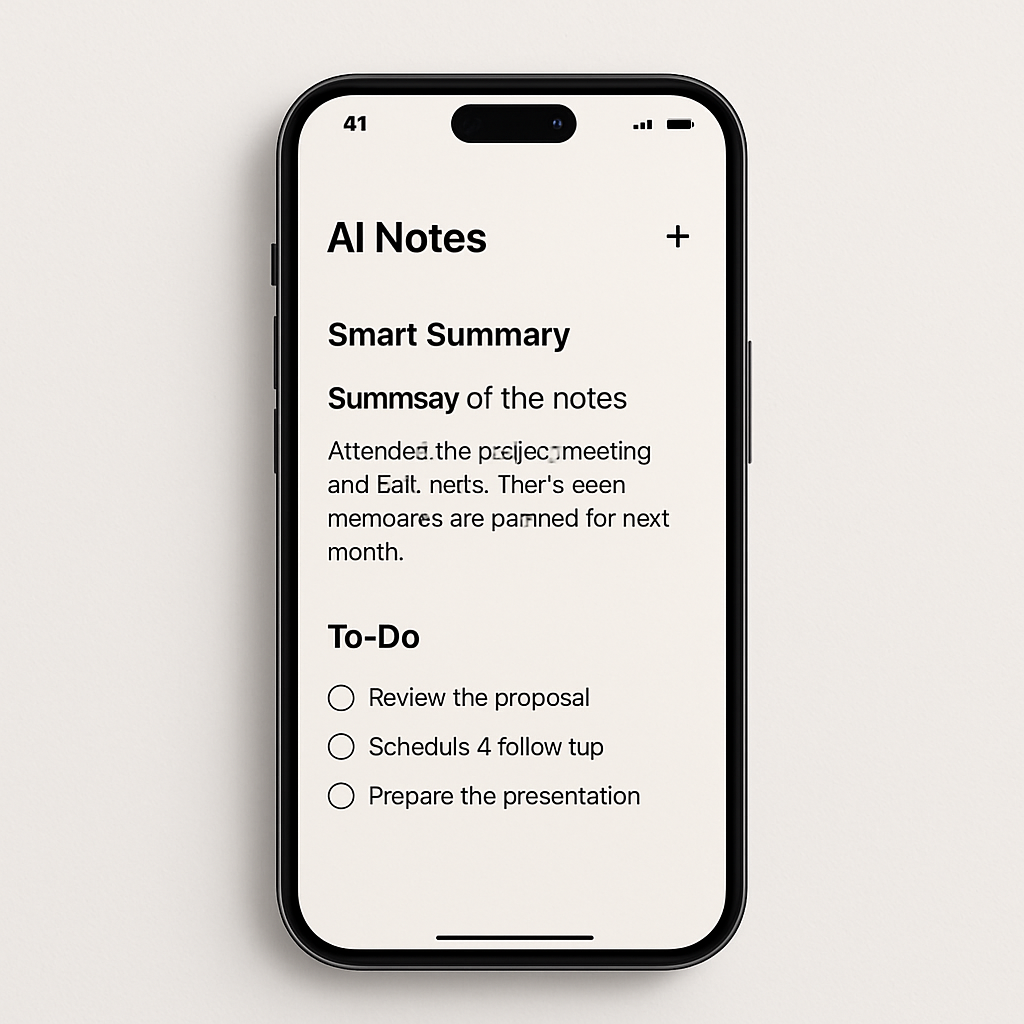 Notegenie AI Note App