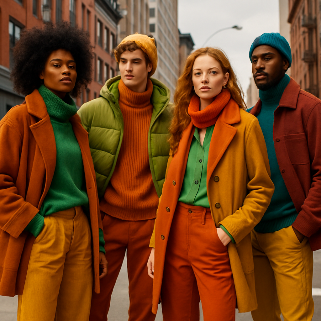 Vibrant fashion trends for fall