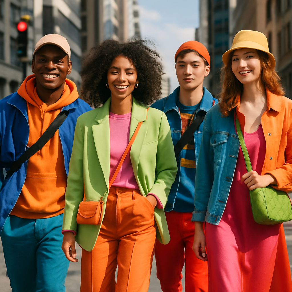 Trendy fashion looks for young professionals