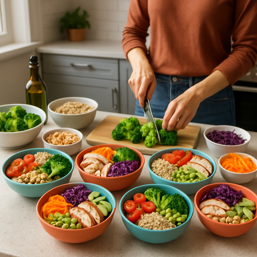 Healthy meal prep and wellness