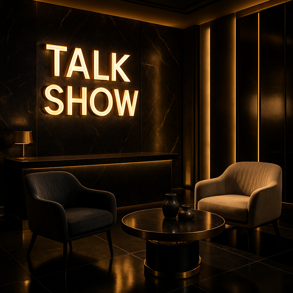 DINA Talk Show studio preview