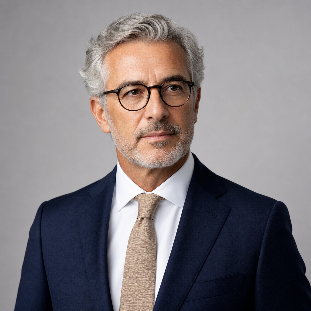 Real headshot placeholder of Ricardo Moura, advisory board member