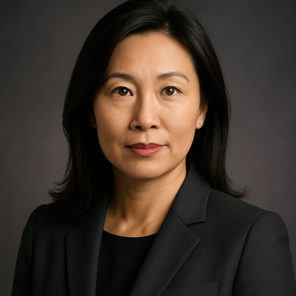Portrait of Maria Chen, Chief Data Officer
