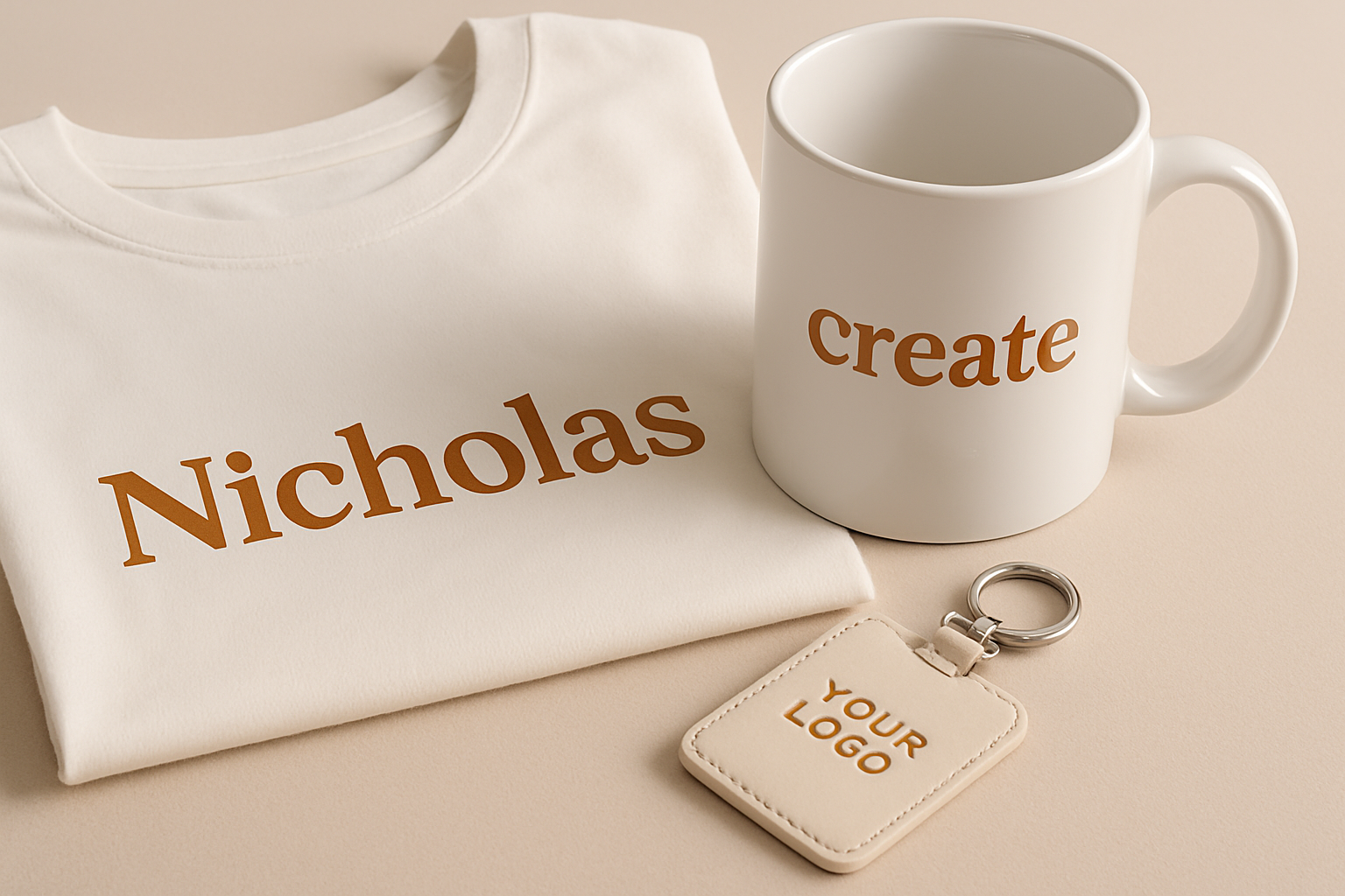 Aplicación real de Personalización de productos en productos personalizados