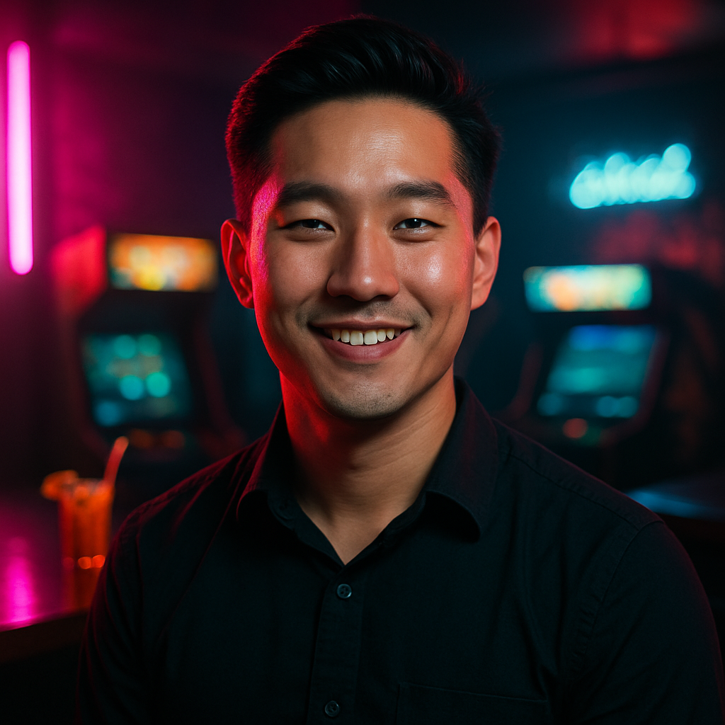 Noah Kim portrait at Pixel Pulse