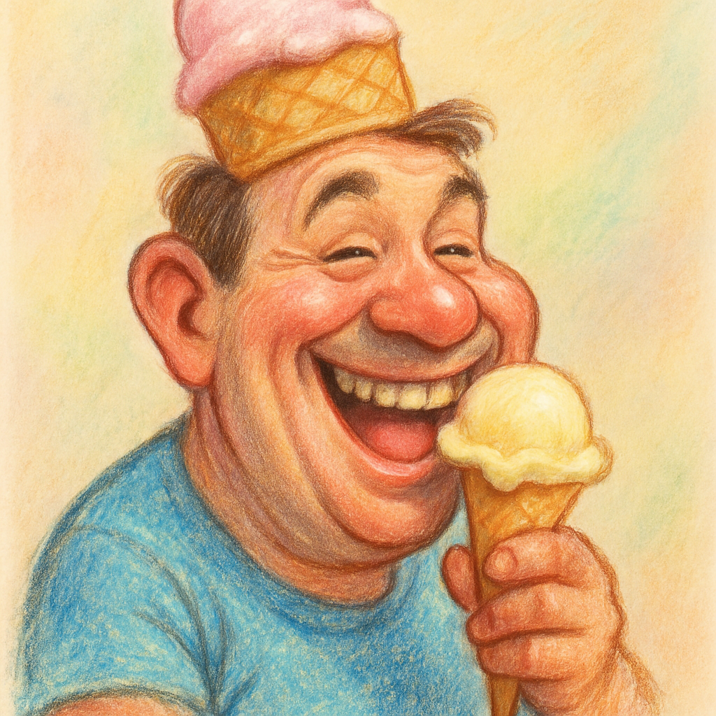 Retrato fictício de Quirino do Sorvete