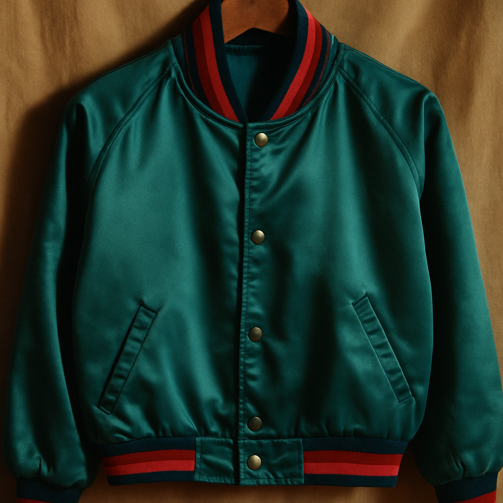 Electric Avenue Satin Bomber