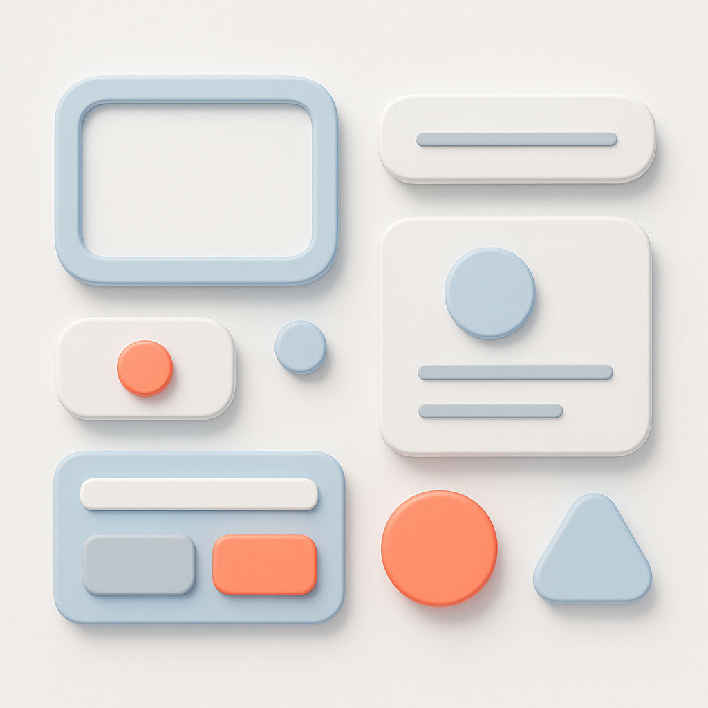 3D style abstract UI placeholder image 5