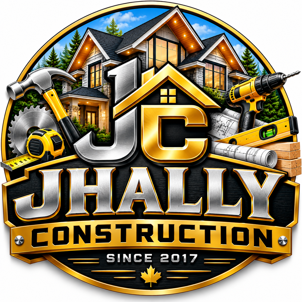 Jhally Construction logo