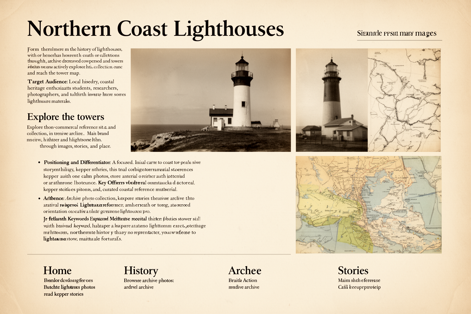 Large stone lighthouse exterior above dark coastal cliffs under overcast evening light