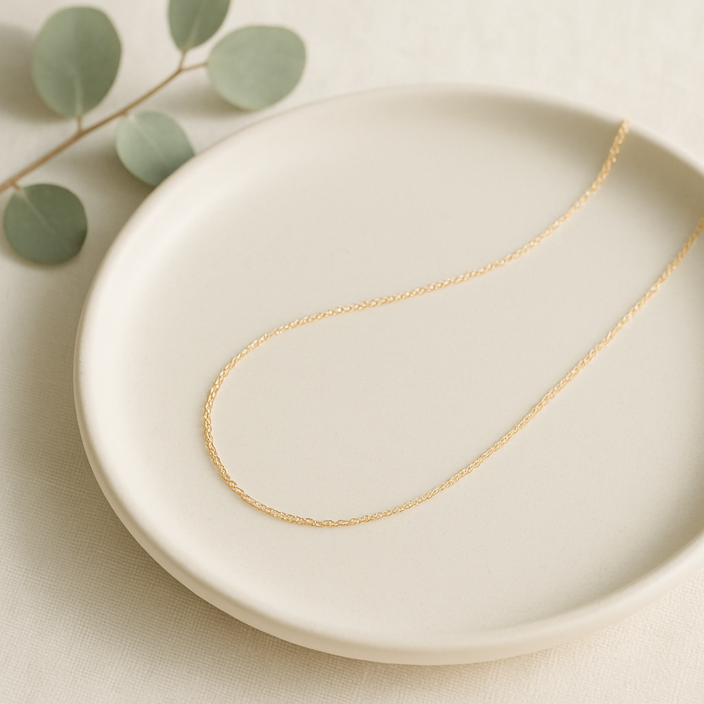 Whisper Chain Necklace with delicate links