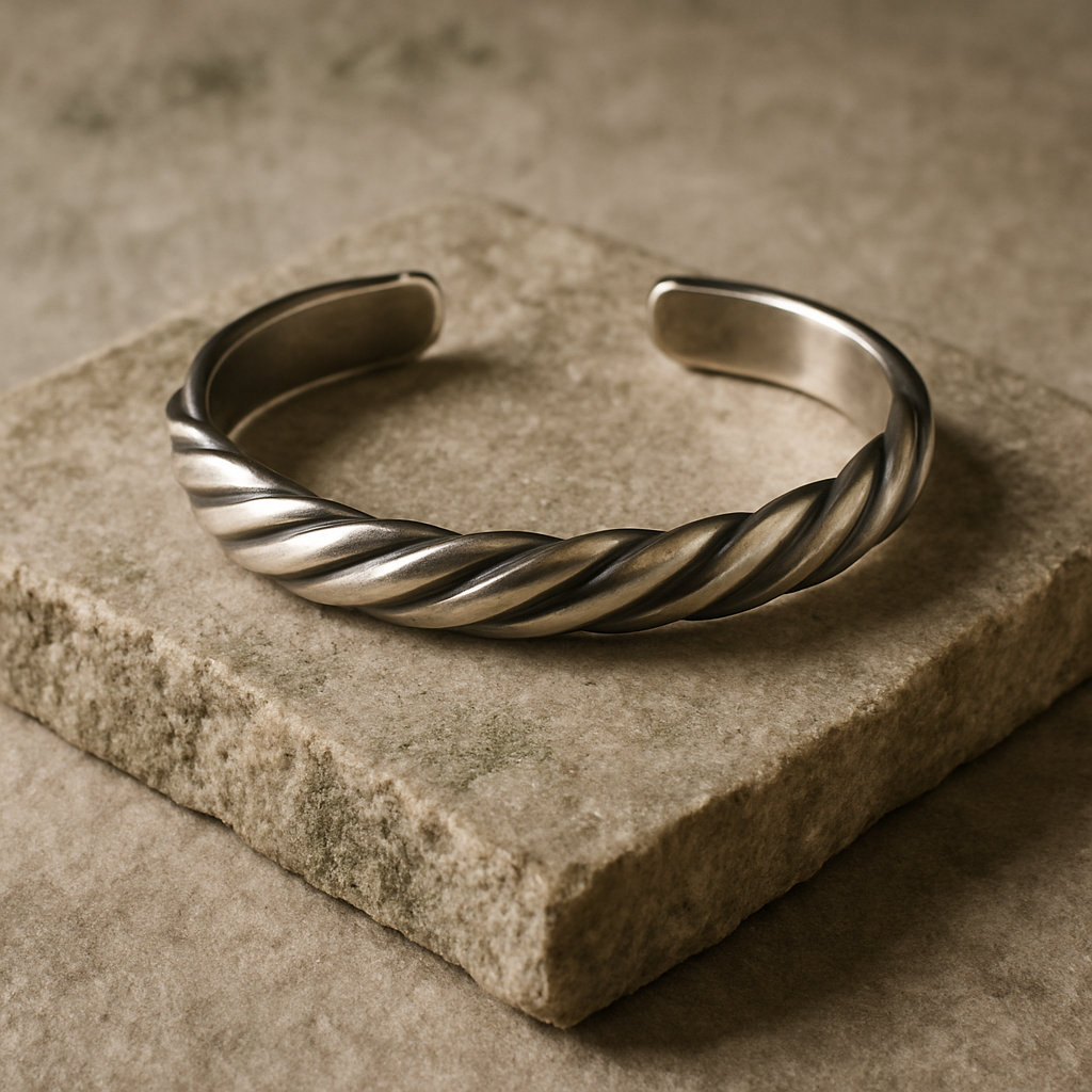 Linen Twist Cuff bracelet