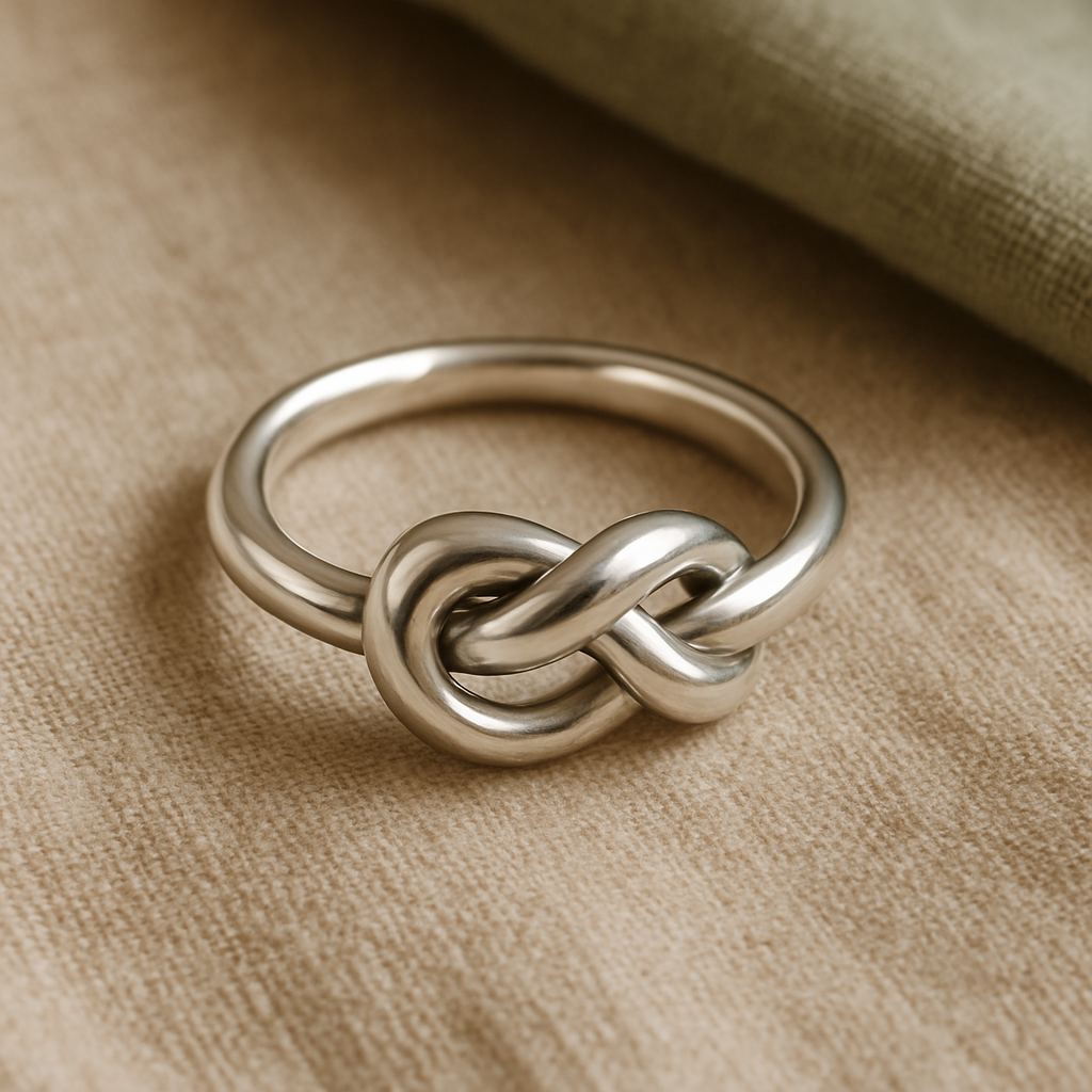 Sterling silver Willow Knot Ring