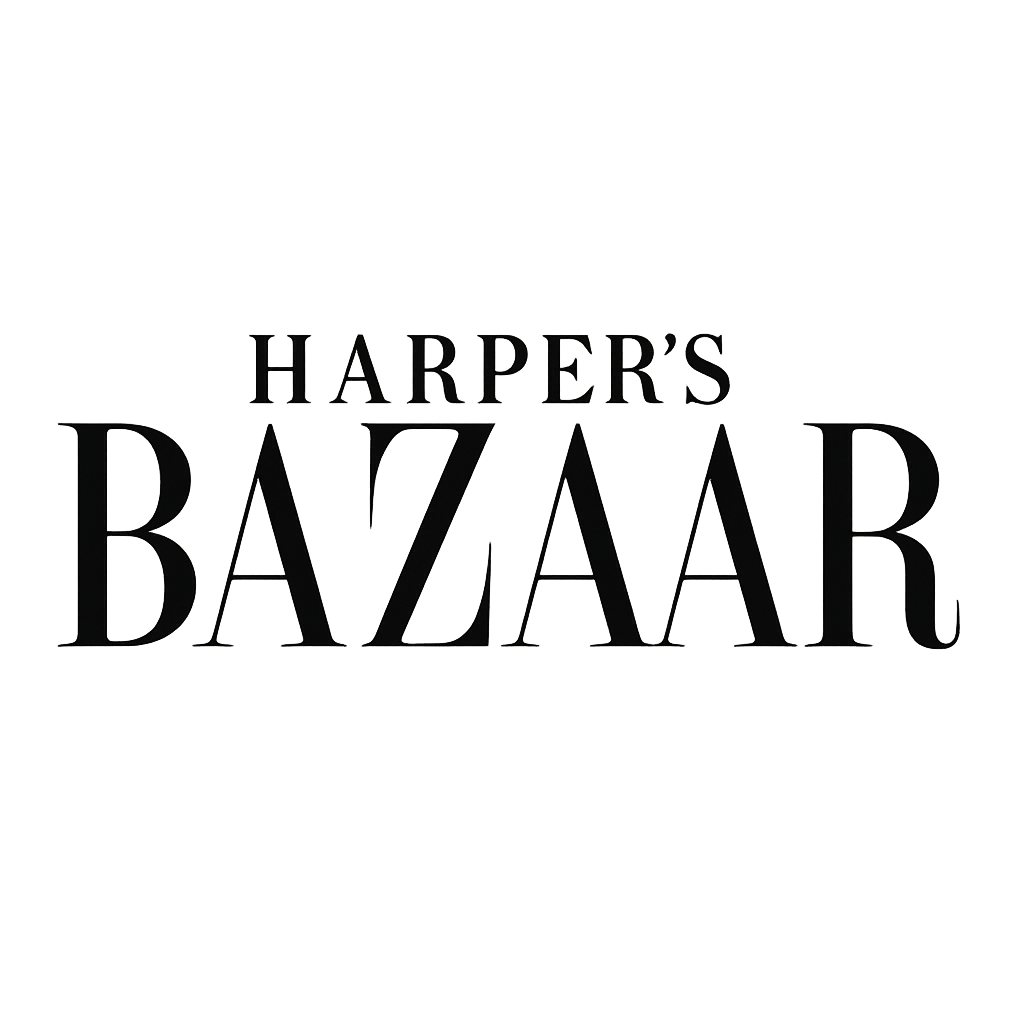 Harper's Bazaar magazine logo in monochrome