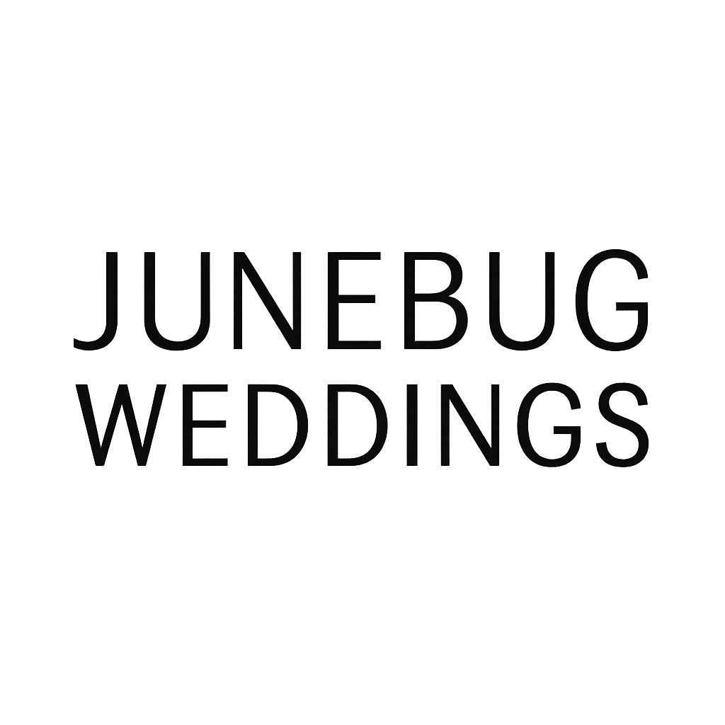 Junebug Weddings editorial logo in monochrome