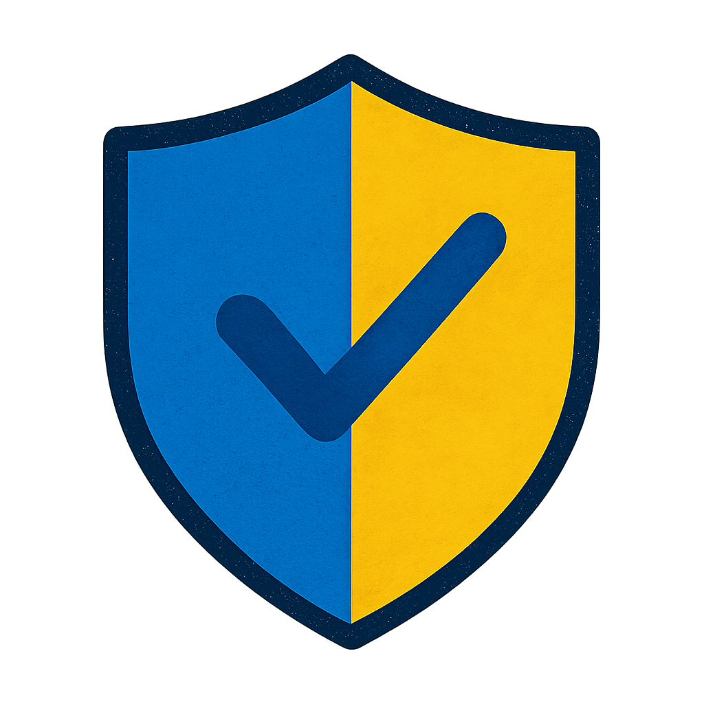 Transparency shield icon