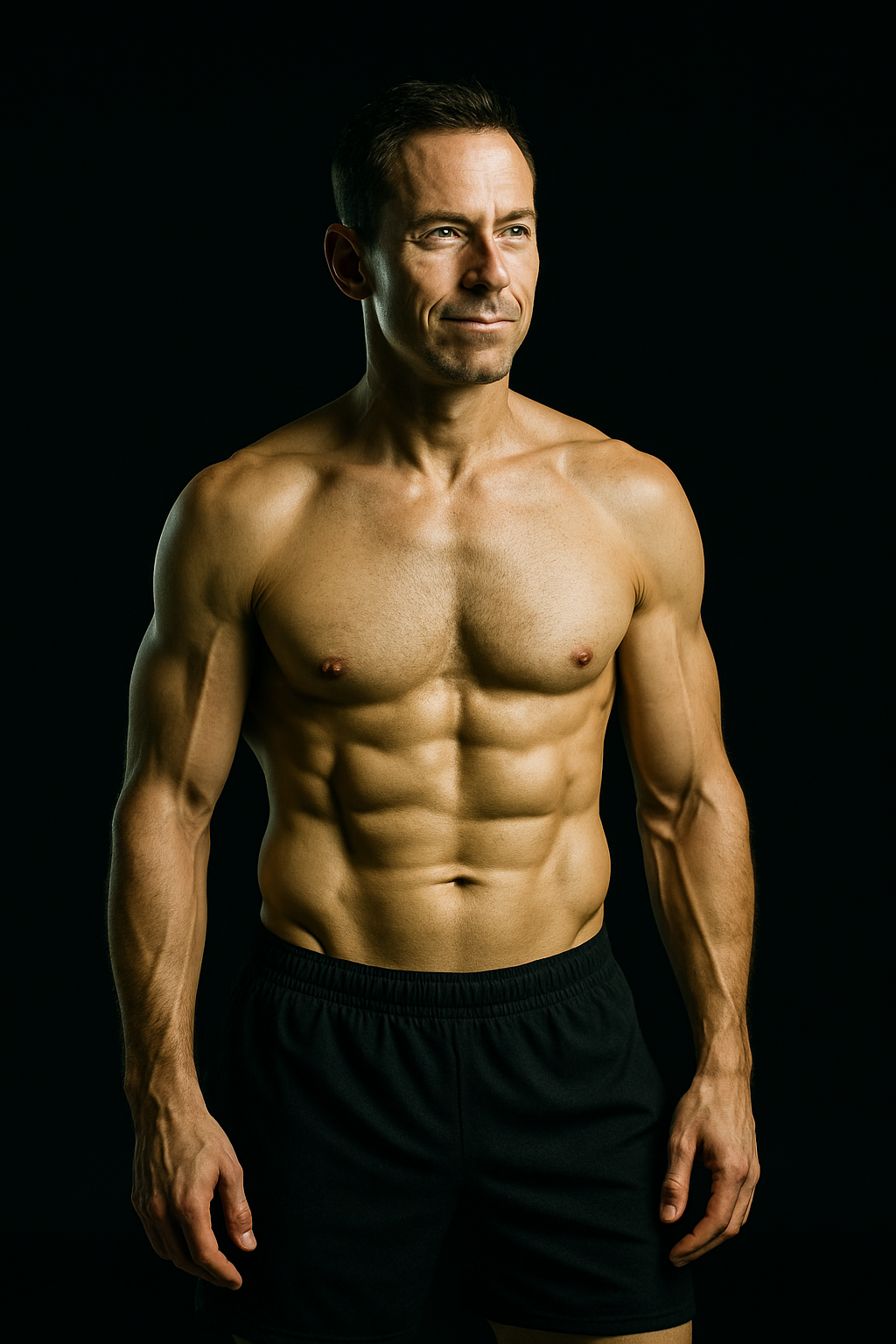 Same man lean and defined after 12-week fat loss program