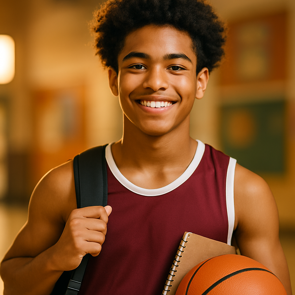 Portrait of Amina, Student Athlete