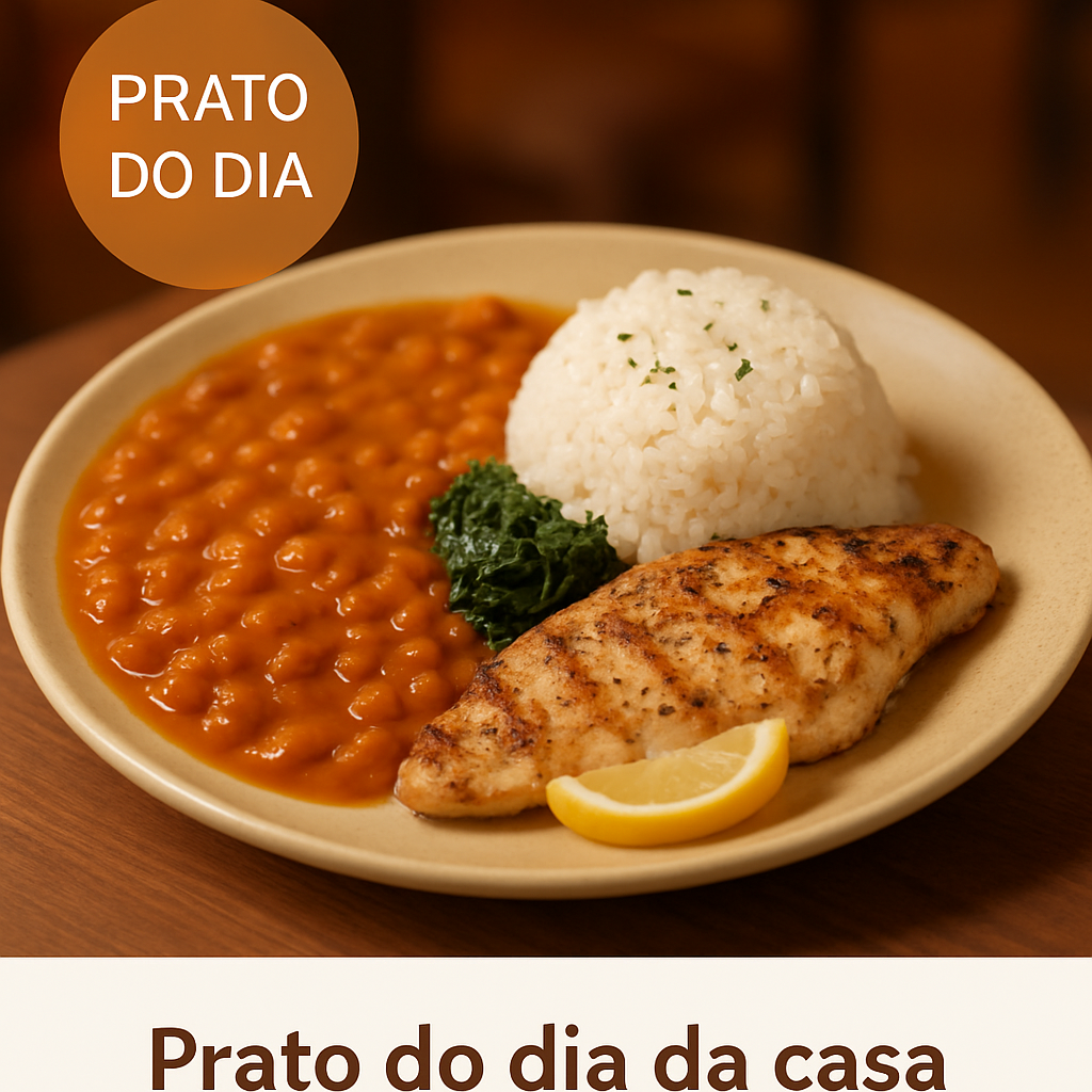 Prato do dia da casa