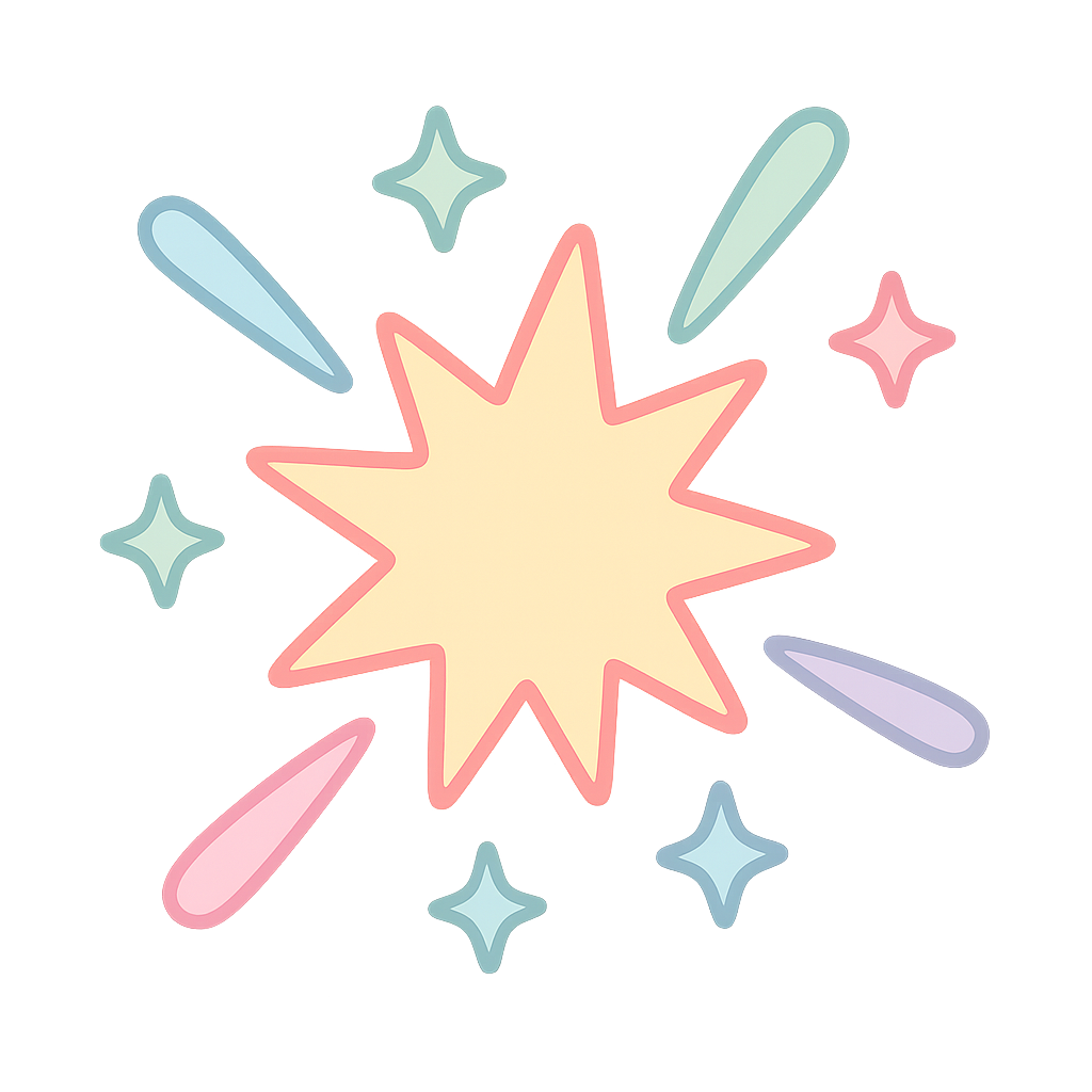 Fun sparkle icon