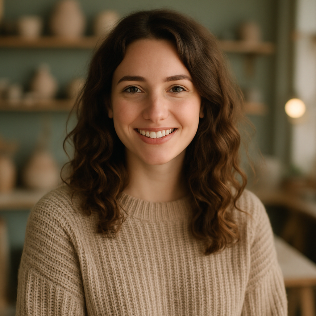 Portrait of Ivy, a customer