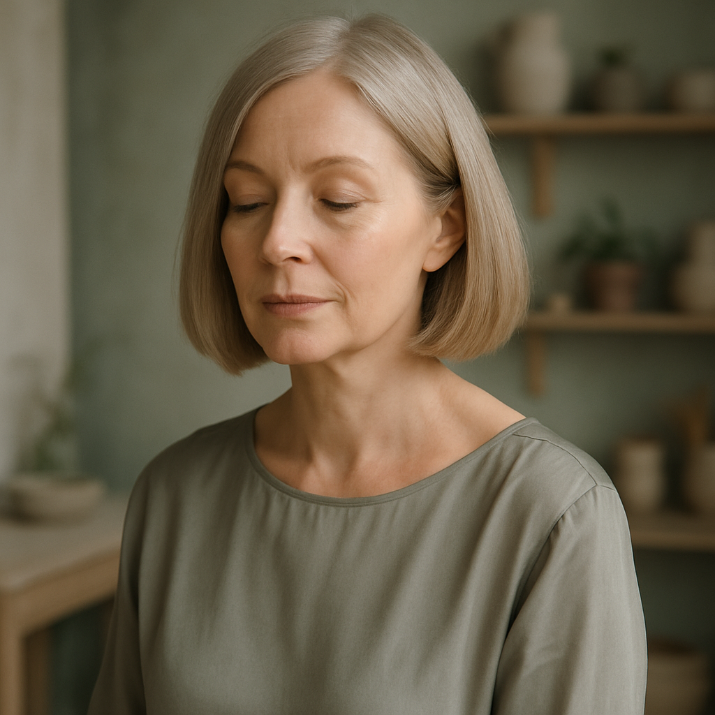 Portrait of Margot, a customer