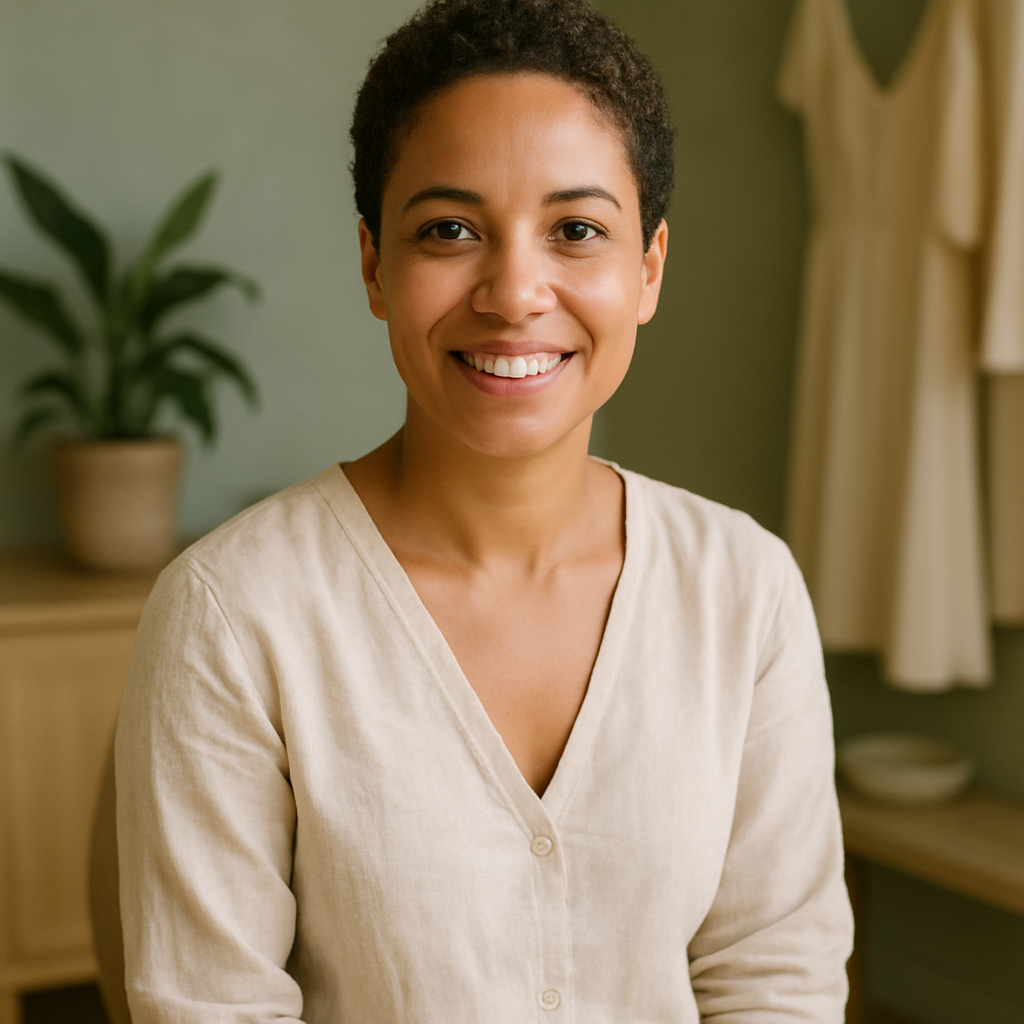 Portrait of Samira, a customer