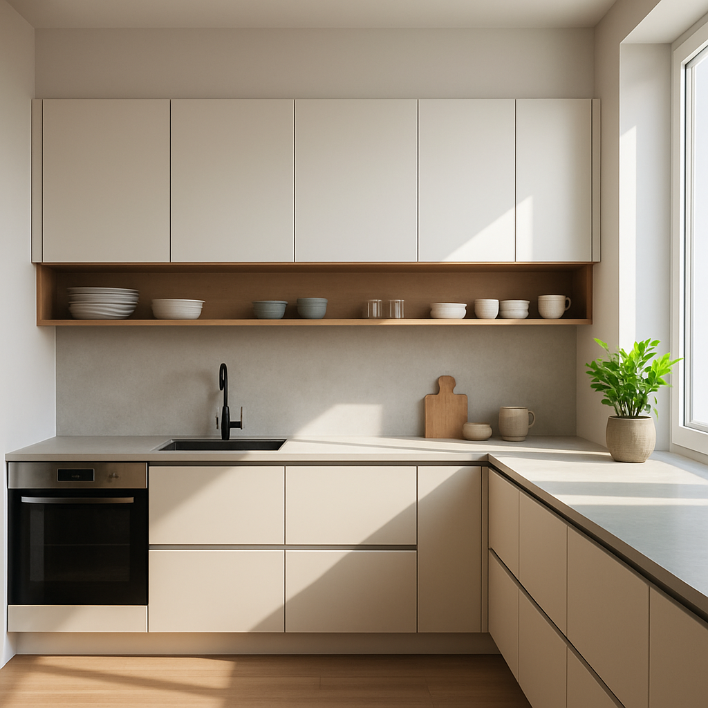 Modern kitchen, Holosiivskyi apartment
