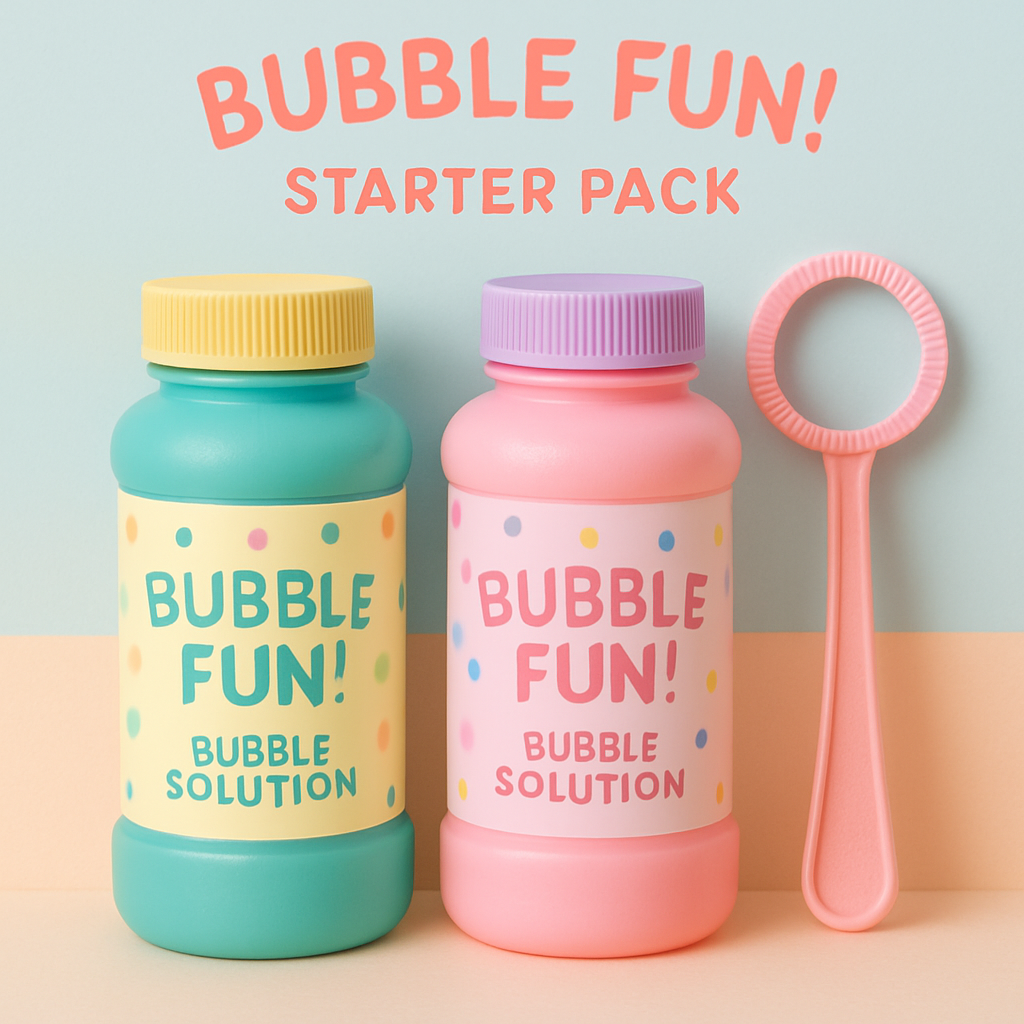 Starter Pack: Bubble bottles and wand