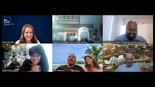 IRA Club panel-style meeting screenshot used as a poster for Robin Eddleman's resort investor briefing video