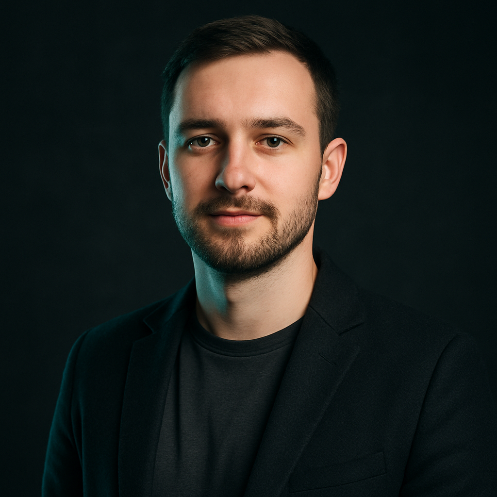 Portrait of Danylo Romanenko, Senior Engineer at StreamFrame