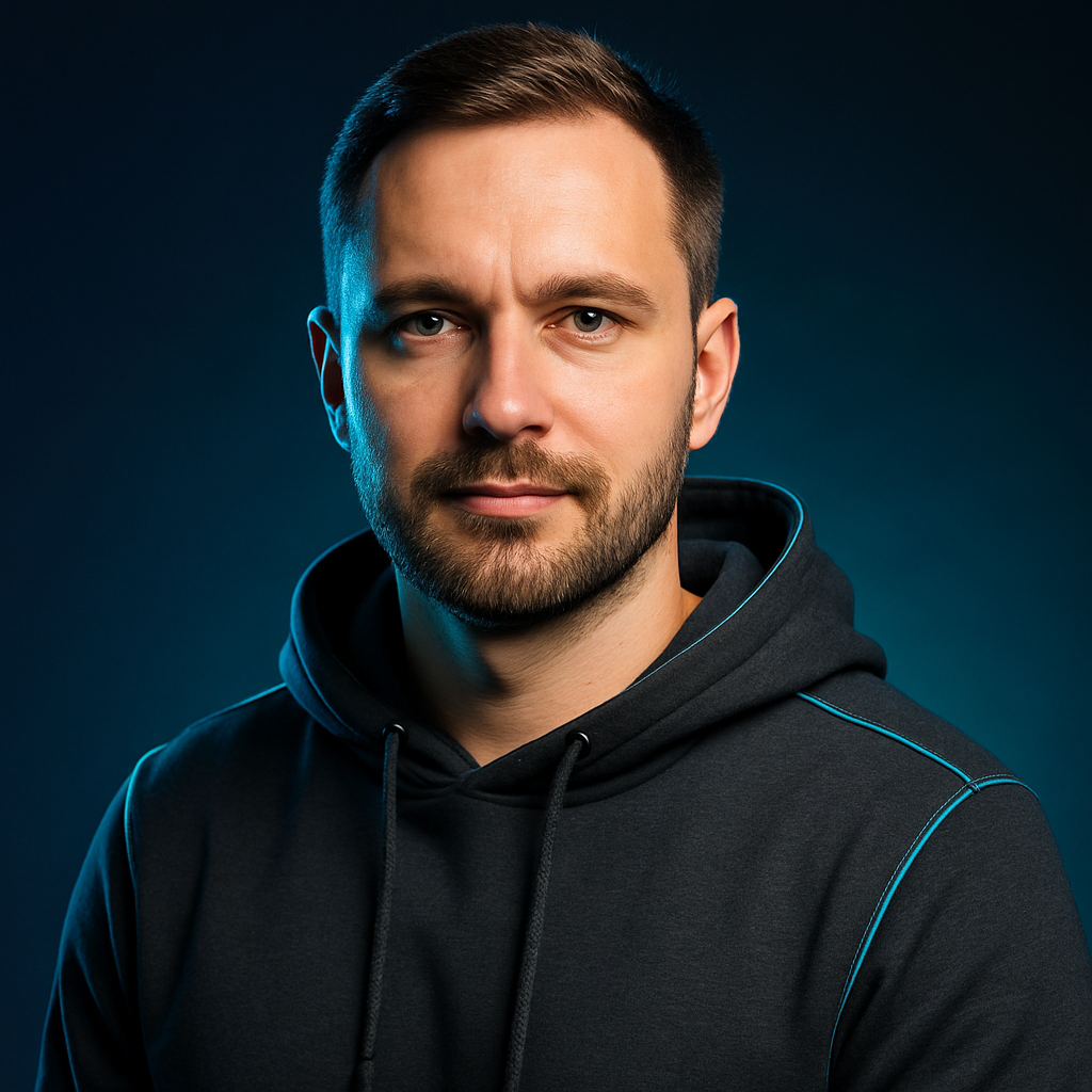 Portrait of Danylo Petrenko, performance lead