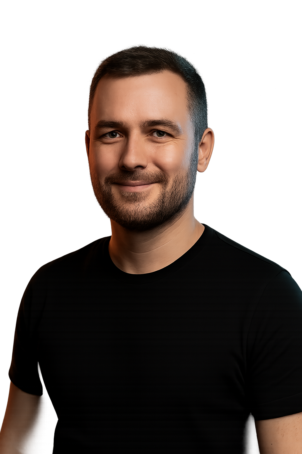 Portrait of Dmytro Koval, Staff Engineer at PixelForge
